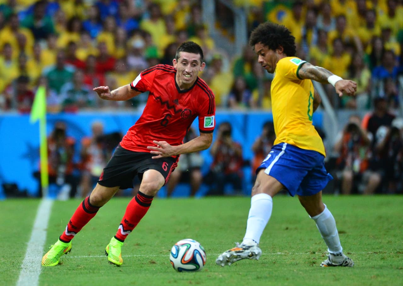 Héctor Herrera ya jugaba con el Porto para el tiempo del Mundial 2014. Jugó 76 minutos y fue reemplazado por Marco Fabián.