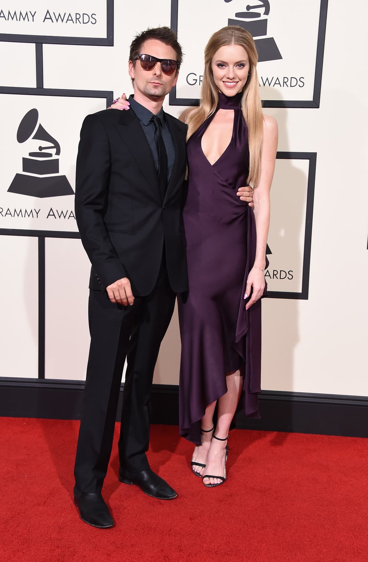 Matthew Bellamy y Elle Evans.