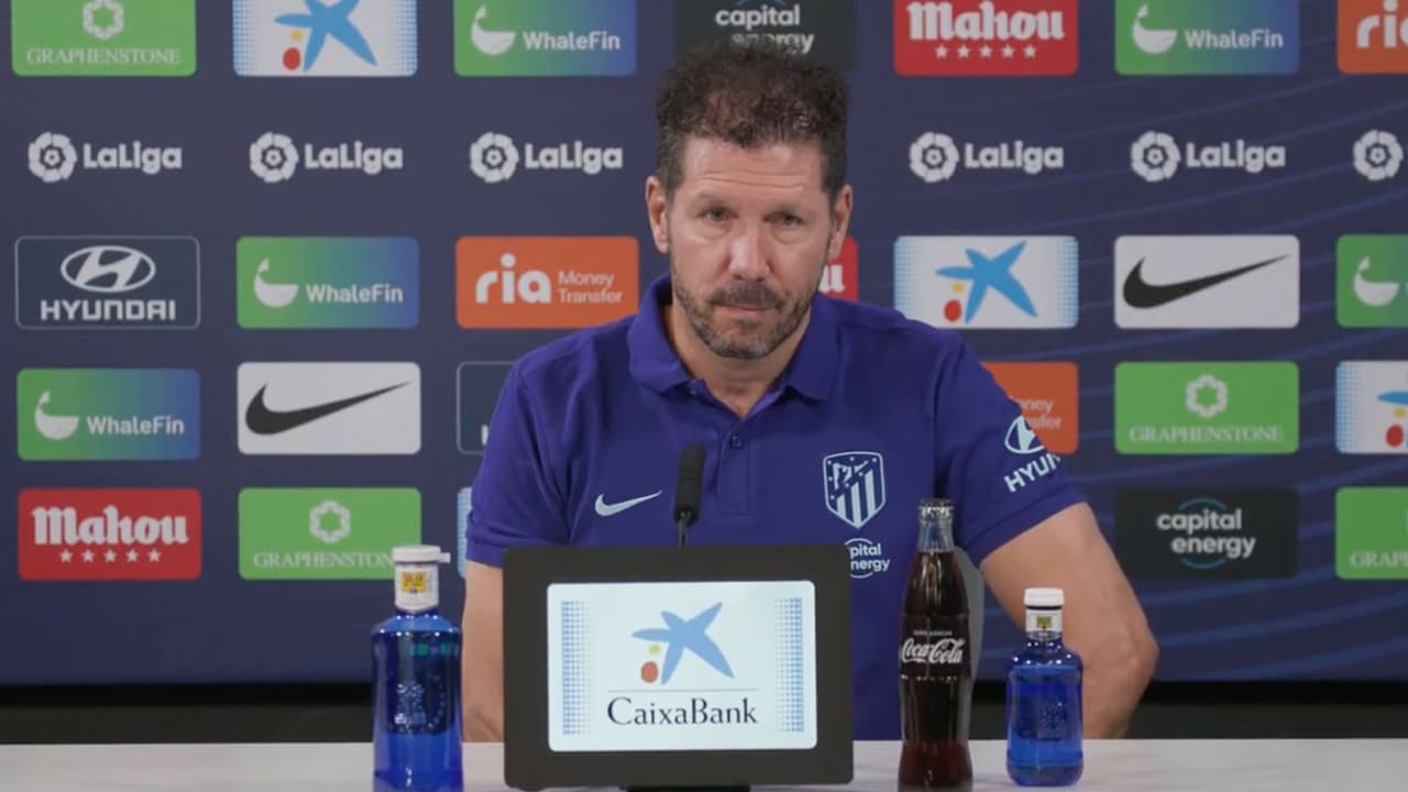 ¡No le toquen el tema! Simeone evitó hablar sobre Cristiano Ronaldo