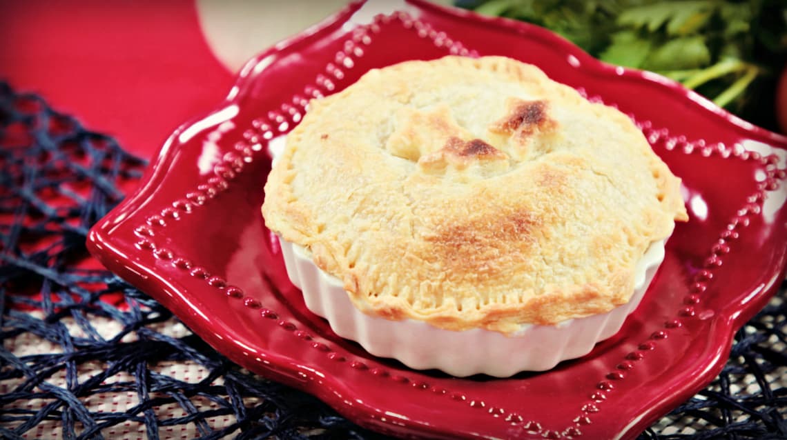 Pastel de carne al estilo australiano 