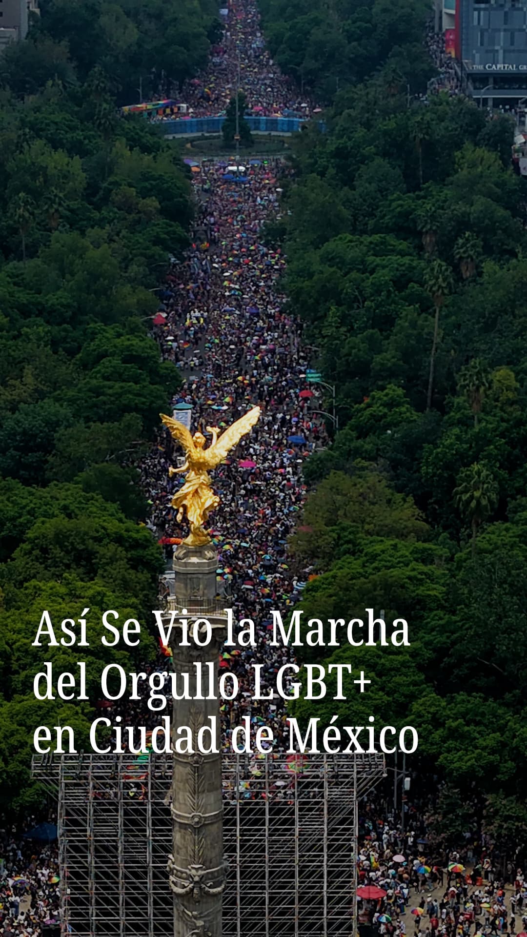 Así se vio la Marcha del Orgullo LGBT+ en la Ciudad de México