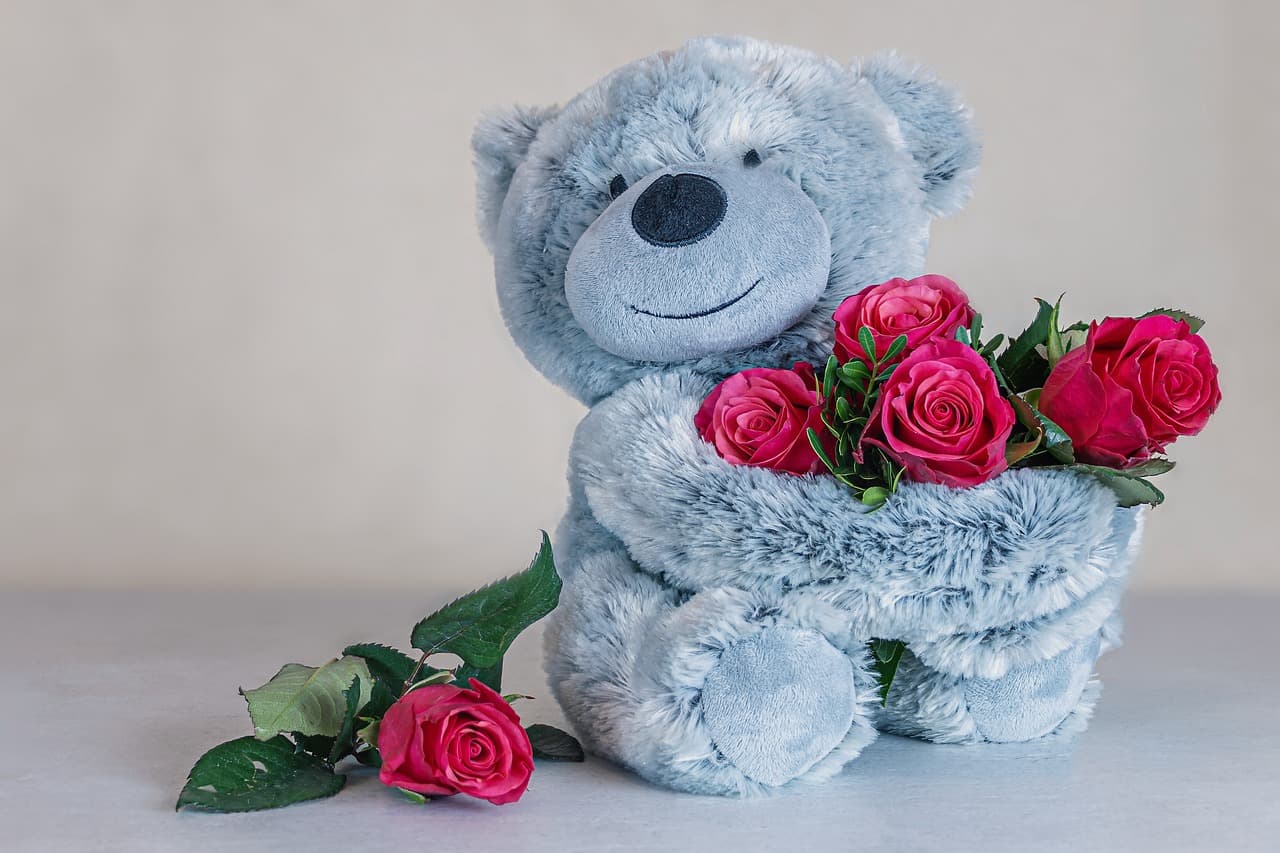 Los peluches son sumamente populares para regalar a tu pareja en San Valentín sobre todo los osos.
<br>
<br>El osito de peluche adornado con un corazón o con flores es
<b>un presente que aportará calidez a la vida de quien lo reciba</b>, es por eso que destacan entre los regalos del 14 de febrero.
<br>
<br>El oso de san Valentín se describe como
<b>un amigo fiel que siempre acompaña a esa persona especial </b>en cada situación, ya que lo puedes acomodar en cualquier lugar. Hasta se puede usar como una suave almohada.
