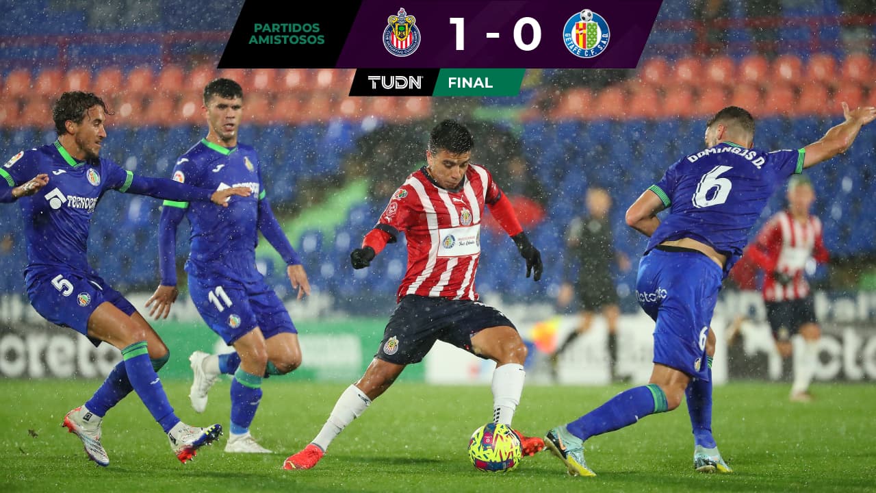 Chivas derrota al Getafe en amistoso en España rumbo al Clausura 2023