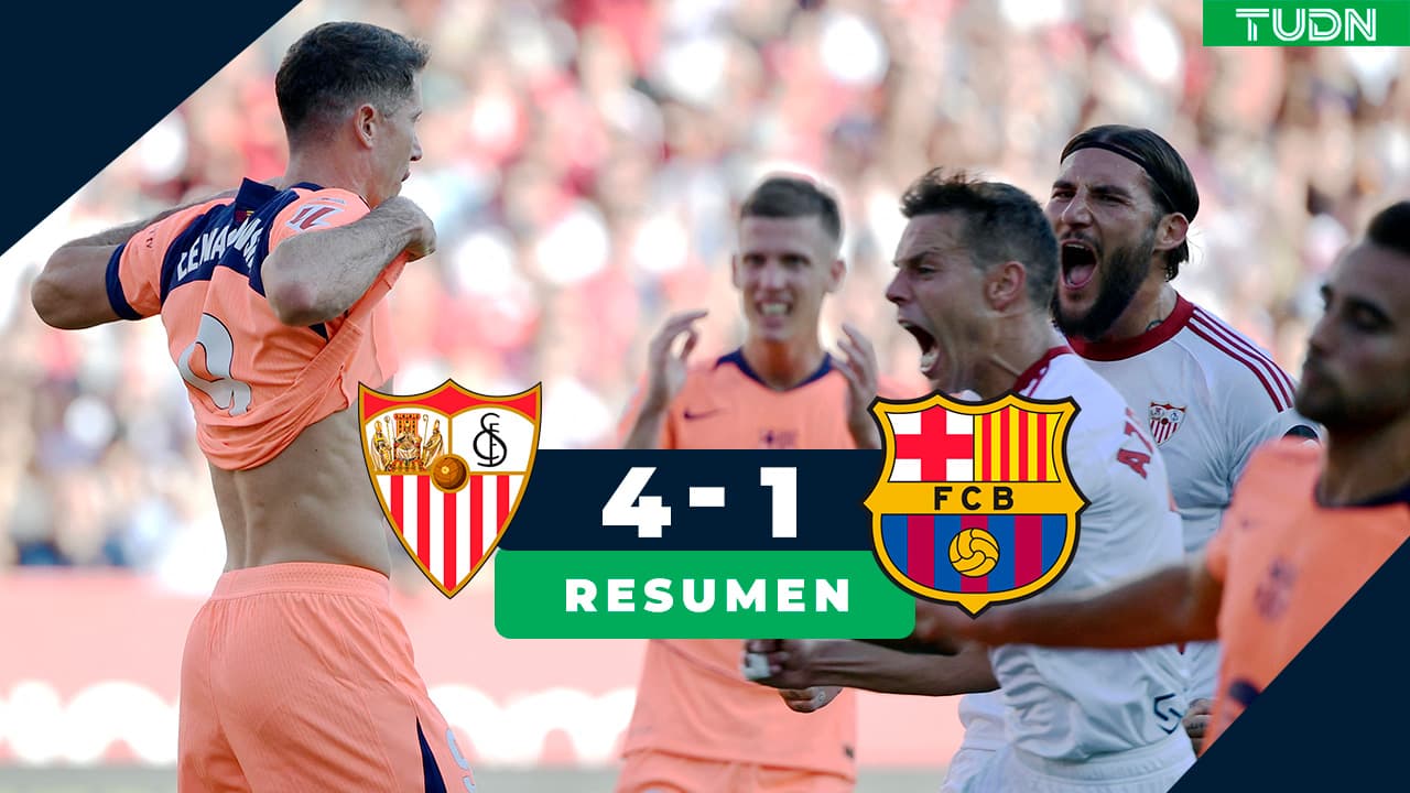 Sevilla arrolla al Barça y le quita el invicto en LaLiga de España