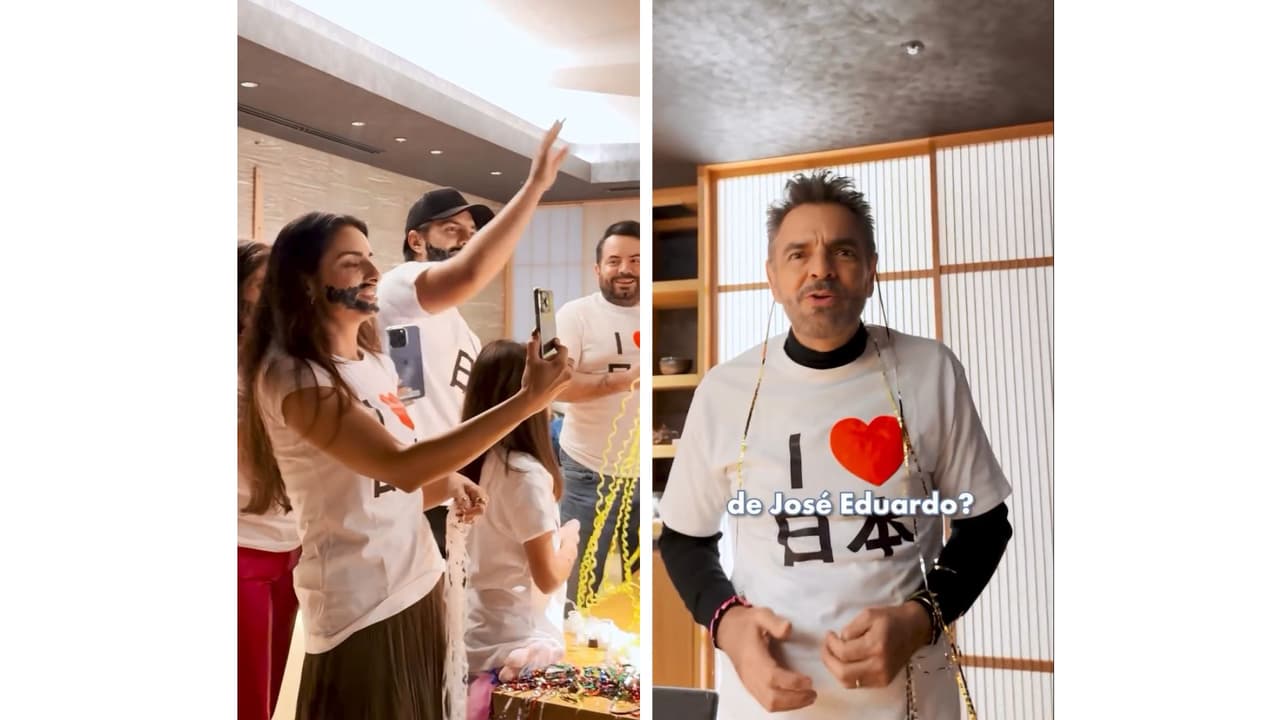 Así reaccionó Eugenio Derbez al ver a sus hijos con barba.