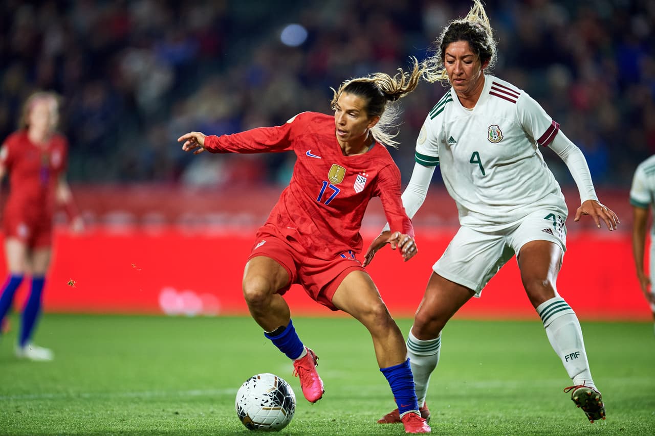 Con goles de Christen Press, Rose Lavelle y doblete de Samantha Mewis, Estados Unidos golea y elimina a México.