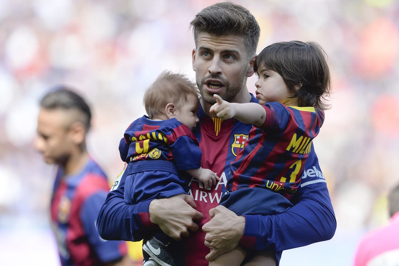 Shakira y Piqué tienen dos hijos: Milán y Sasha Piqué Mebarak.
