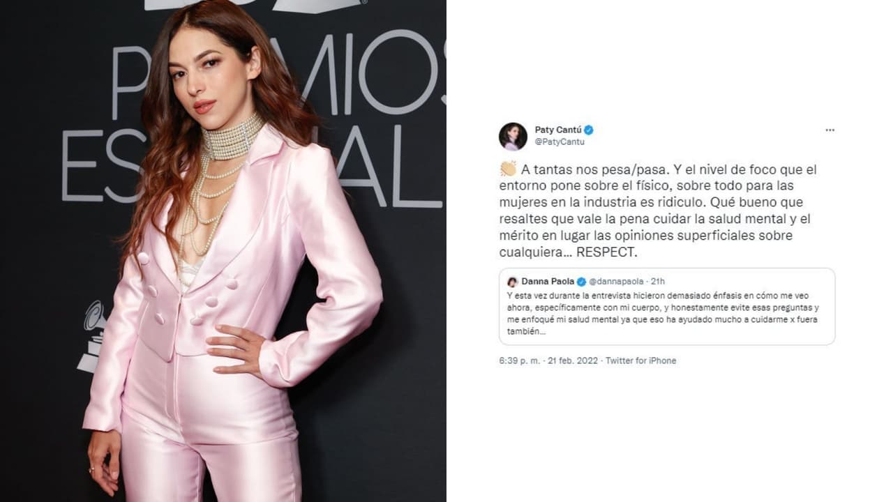 Reacciones de Twitter: Paty Cantú apoya a Danna Paola
