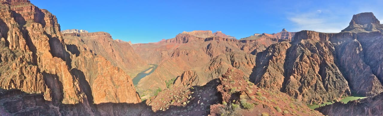 El increíble paisaje es una inspiración para seguir el descenso, pero hay que controlar el paso para no desgastarse.