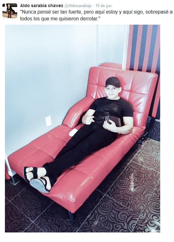 La tragedia familiar que vivió Aldo Sarabia Jr. lo dejó marcado de por vida, pero día y noche, este joven lucha por salir adelante.