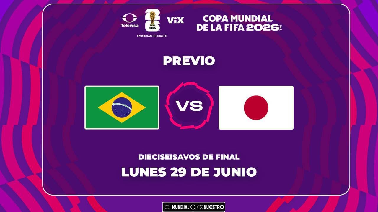 A qué hora y dónde ver el partido Brasil vs. Japón del Mundial 2026