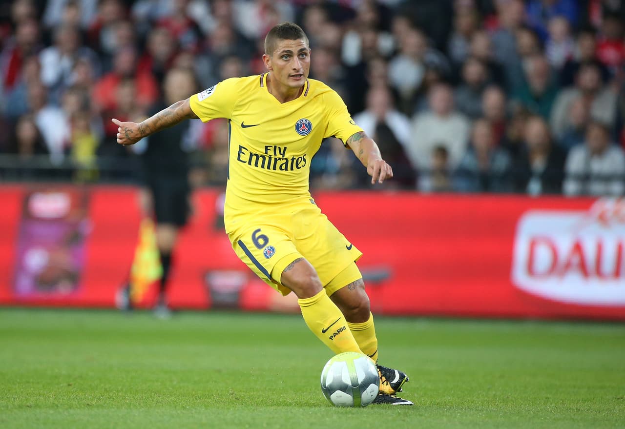 Si no salen de Matuidi, Krychowiak, Aurier y Ben Arfa, el PSG tendría que vender a alguna de sus estrellas tipo Marco Verratti que cuesta 40 millones de euros.