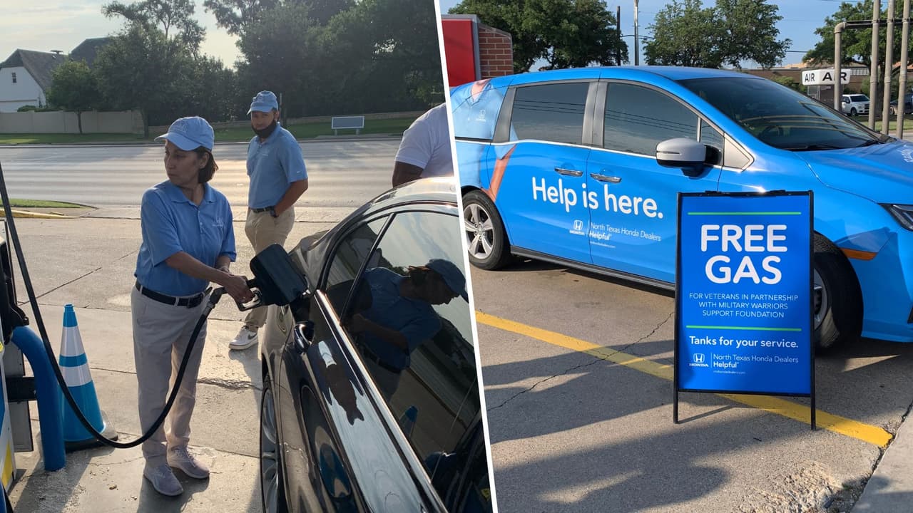 Darán gasolina gratis a veteranos y militares en estos puntos del norte de Texas