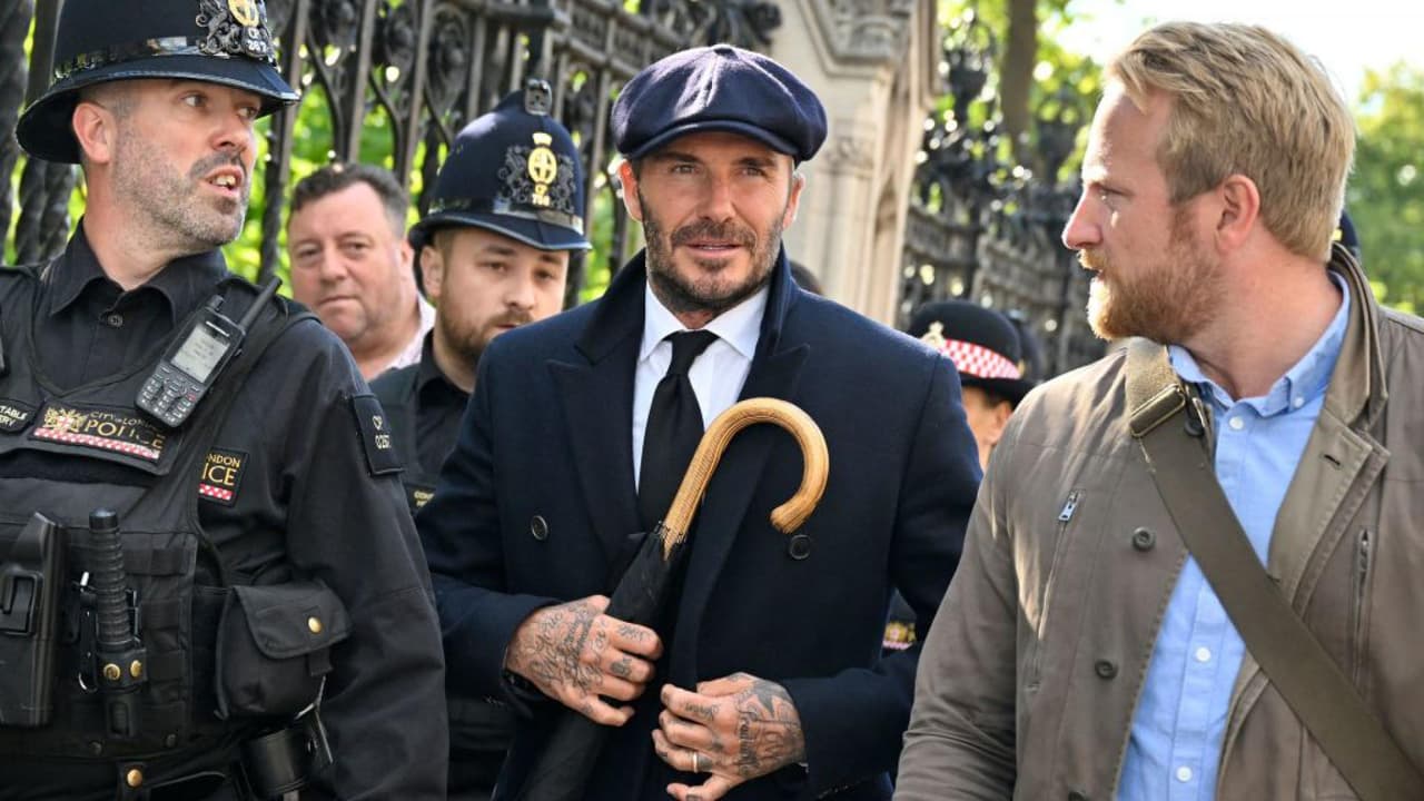 "Fue muy especial": David Beckham hizo fila por 12 horas para despedirse de la reina Isabel II