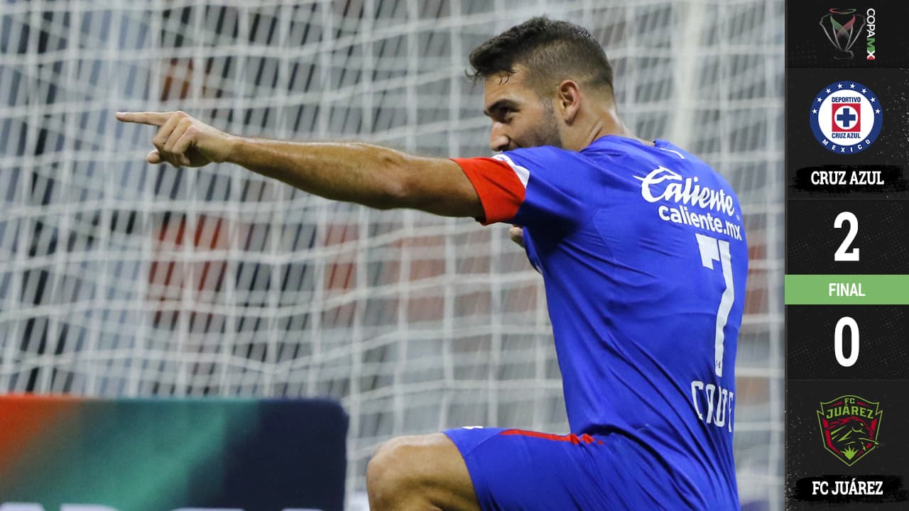 Cruz Azul lo resolvió con calma ante Juárez y se instaló en semifinales de la Copa MX