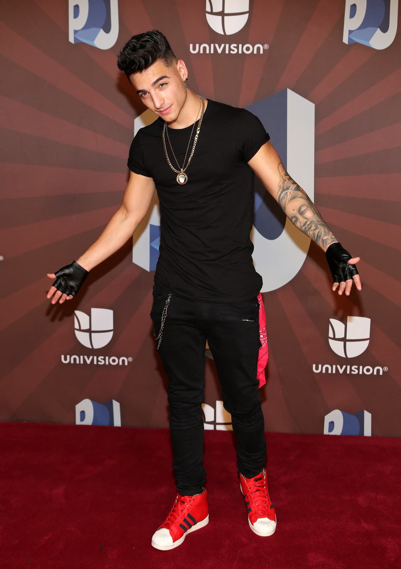 Maluma lucía muy jovencito en la entrega de 2014.