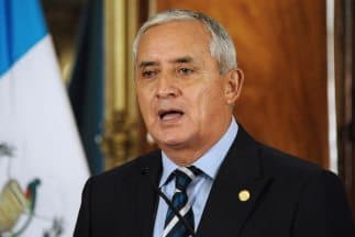 El presidente de Guatemala, Otto Pérez Molina.