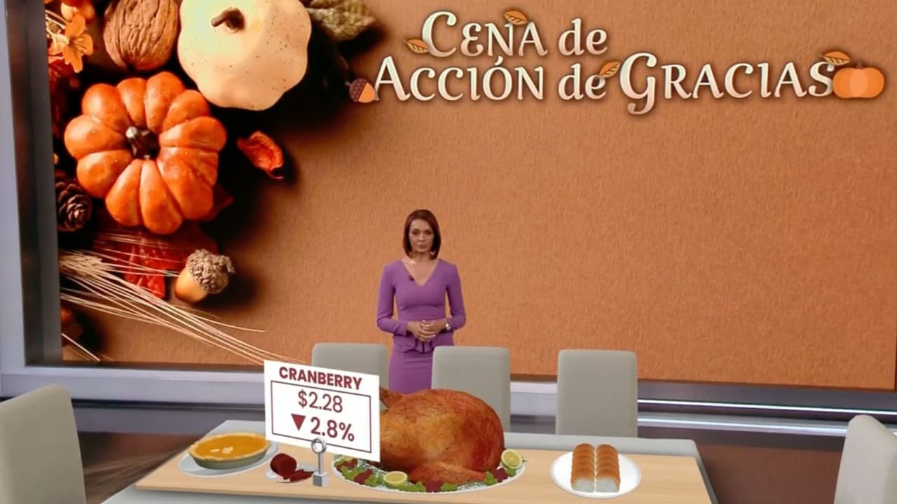 En realidad aumentada te mostramos cuánto te costará la cena de 'Thanksgiving' este 2025