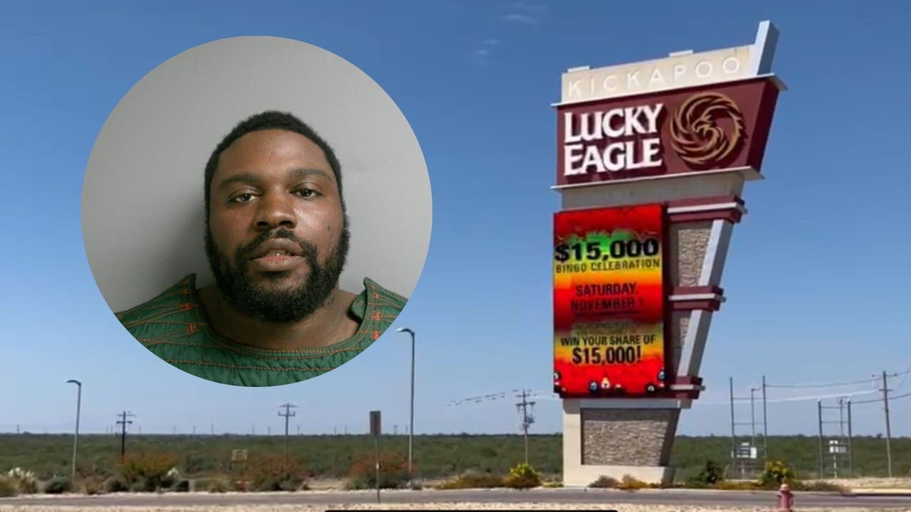 Keryan Rashad Jones, sospechoso del tiroteo en el Casino Kickapoo Lucky Eagle, fue detenido y enfrenta cargos por asesinato capital y asalto agravado con arma mortal.