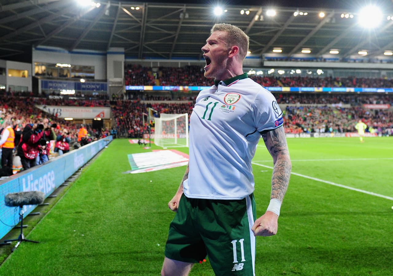 Un solitario gol de James McClean, delantero del West Bromwich Albion, fue suficiente para que la República de Irlanda se quedara con el cupo a los playoffs de la UEFA.