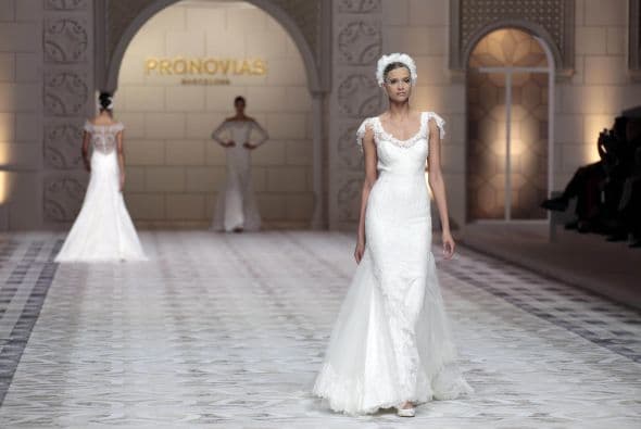 Los escotes eran muy elegantes sin quitarle la sensualidad que los caracteriza.