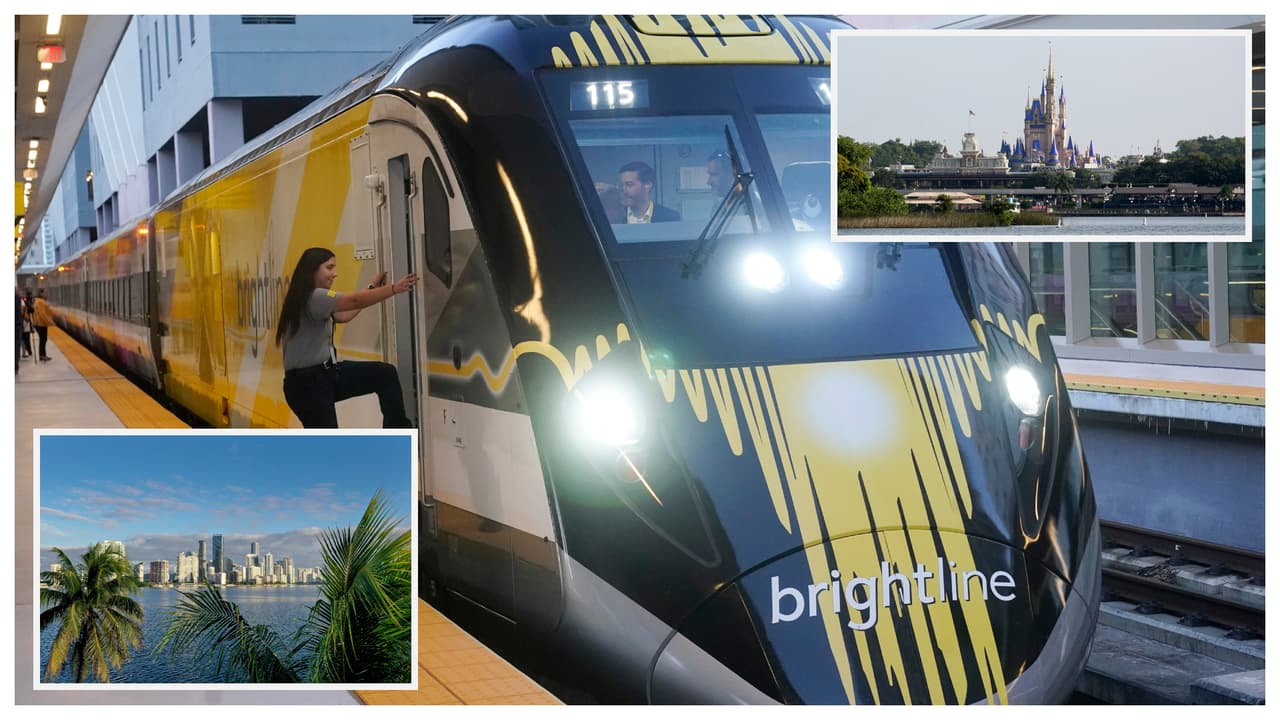 Brightline inaugura su ruta directa de trenes de alta velocidad de Miami a Orlando