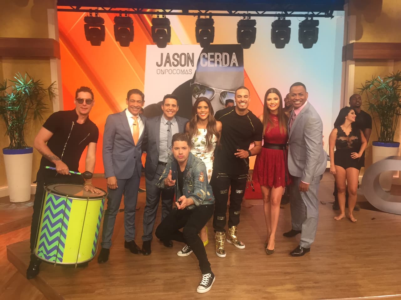 Tambores, baile, sonrisas y mucha música en Despierta América.