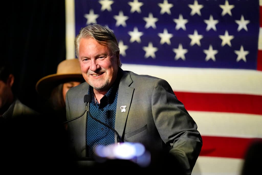 Joe O'Dea, republicano vencedor de la primaria en Colorado.