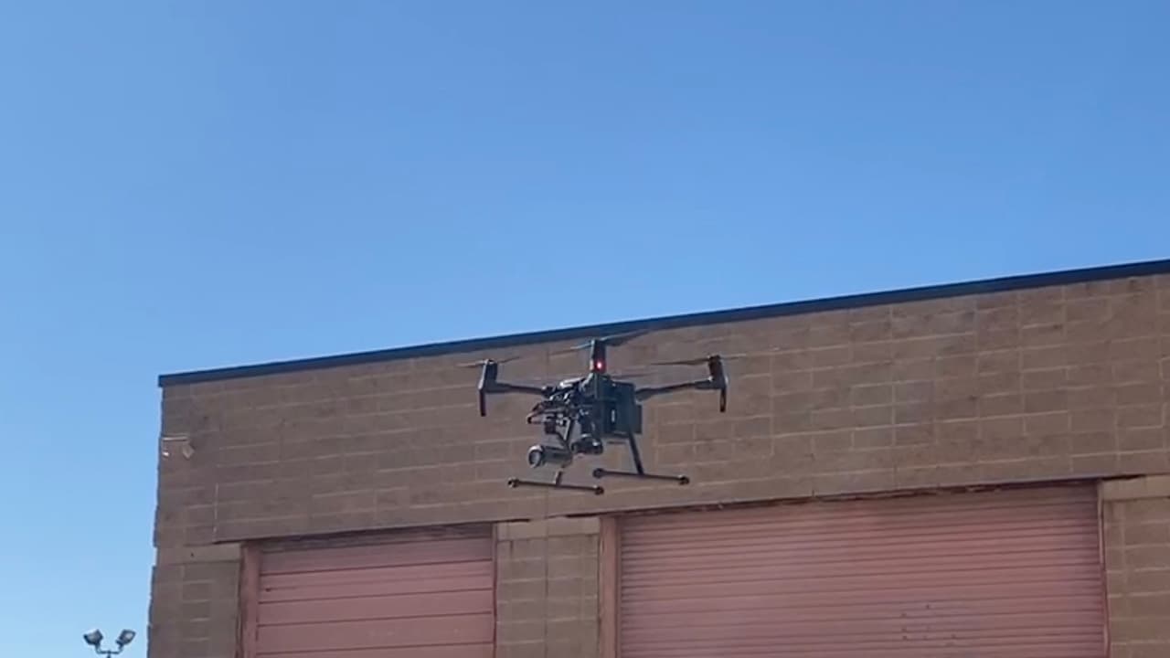 "Maverick" el drone que utiliza la policía para atrapar a los sospechosos en Houston
