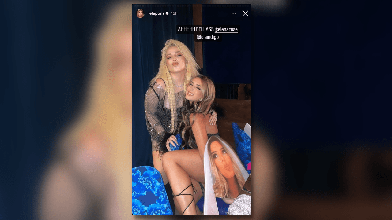 Elena Rose y Lola Índigo, otras de las invitadas, bailaron y cantaron hasta el amanecer.