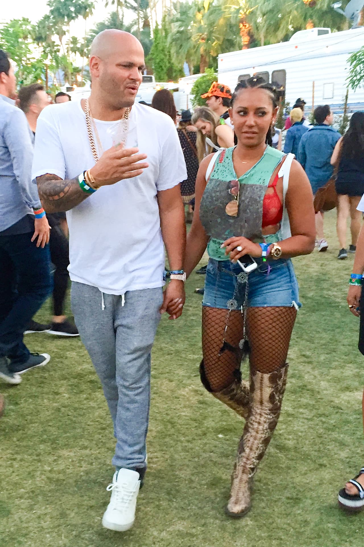 Mel B y Stephen Belafonte.