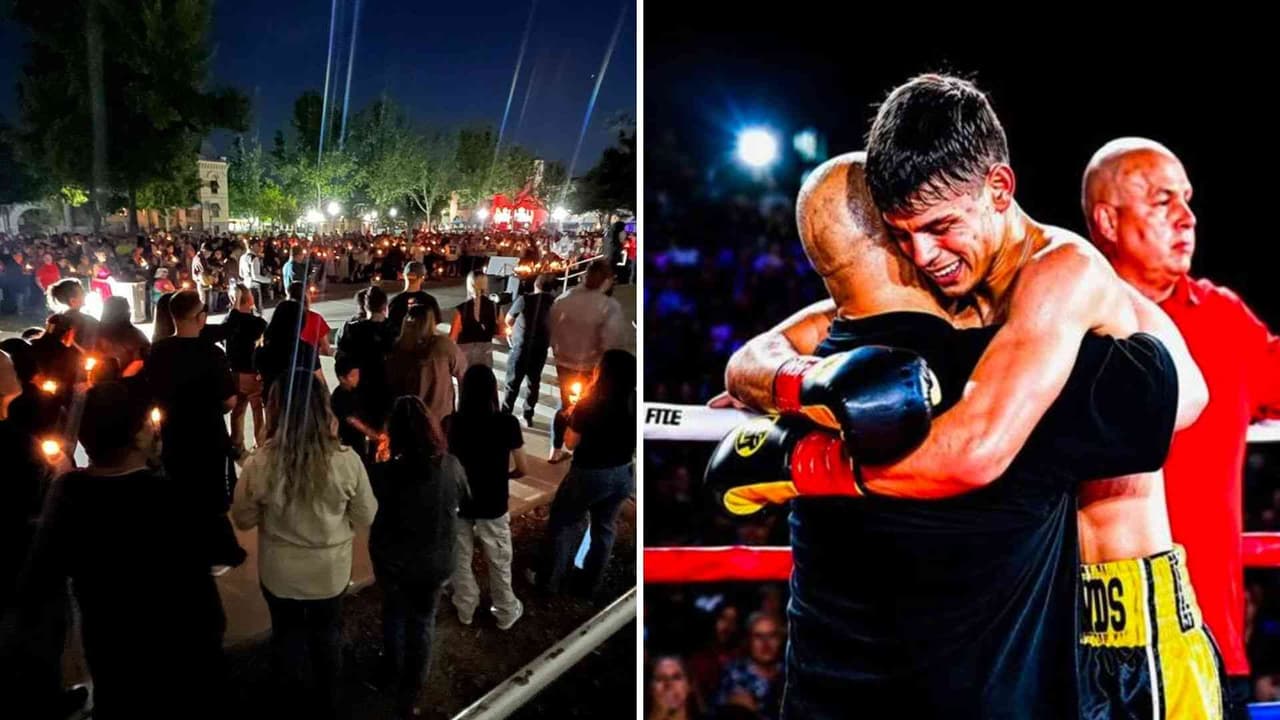 “Tengo el corazón roto”: Realizan vigilia a boxeador asesinado por el exesposo de su novia en el Valle Central