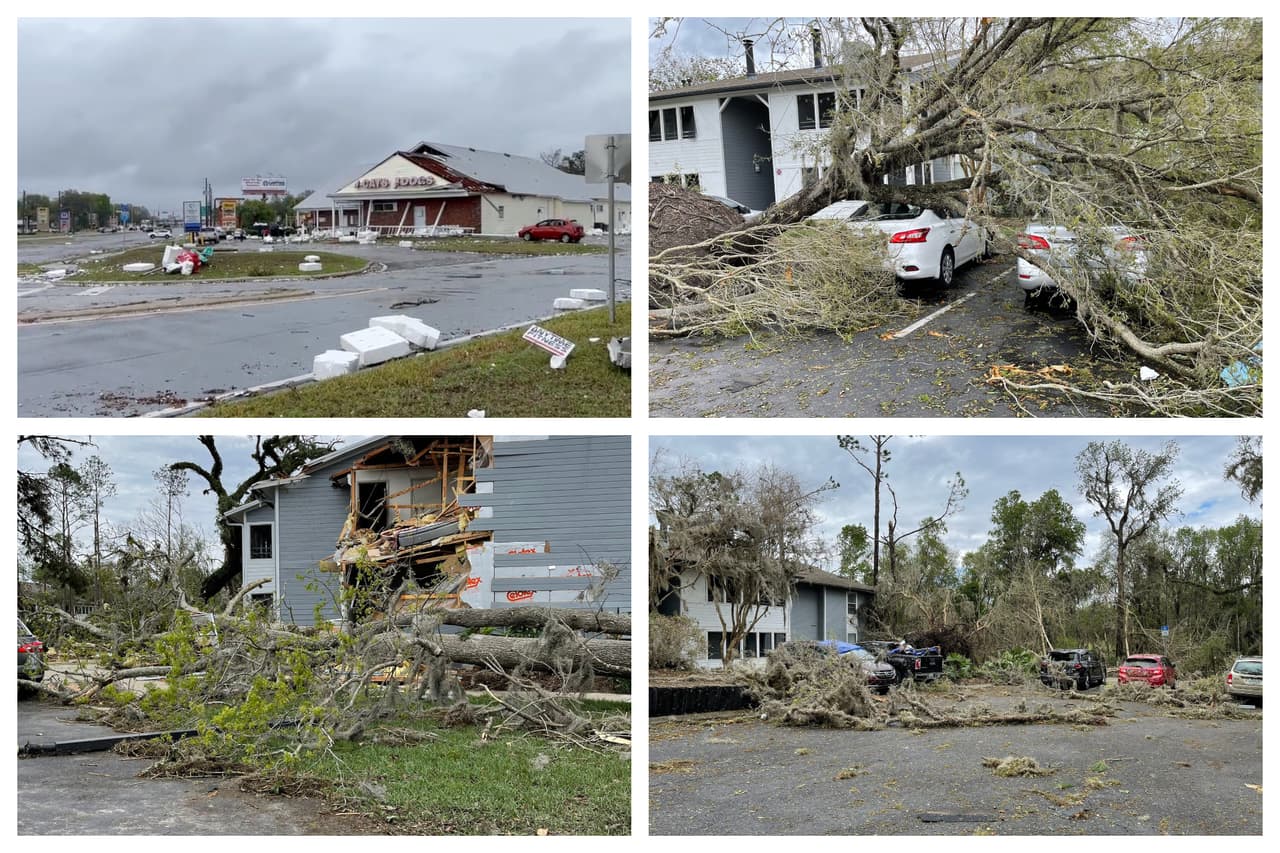 Tornado sacude Ocala y partes del centro de Florida en medio de una fuerte tormenta