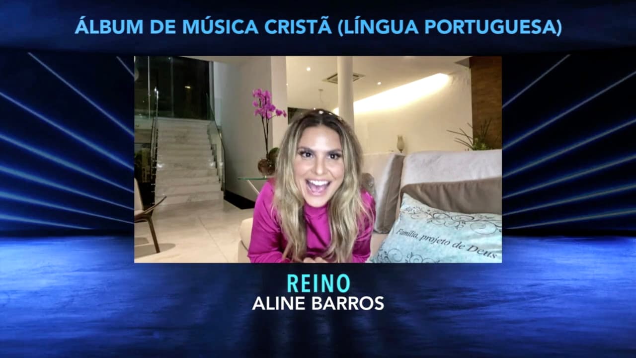 En Mejor Álbum Cristiano (En portugués), el ganador fue Aline Barros por ‘Reino’.