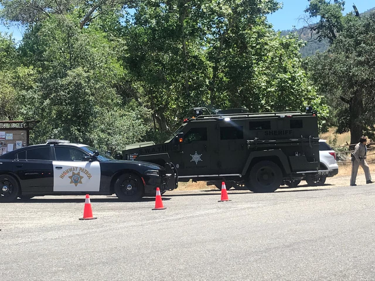 Efectivos trabajaron horas en el lugar para capturar al sospechoso