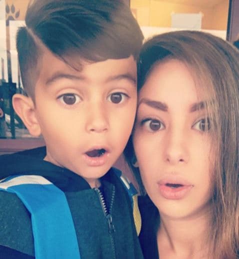 Era madre del pequeño Tariq, quien cursa sus primeros años de escuela. En sus redes sociales constantemente compartía imágenes juntos.