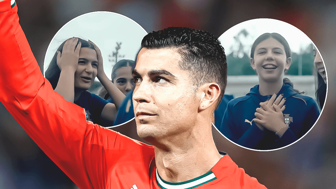 Cristiano Ronaldo deja boquiabiertas a seleccionadas de Portugal