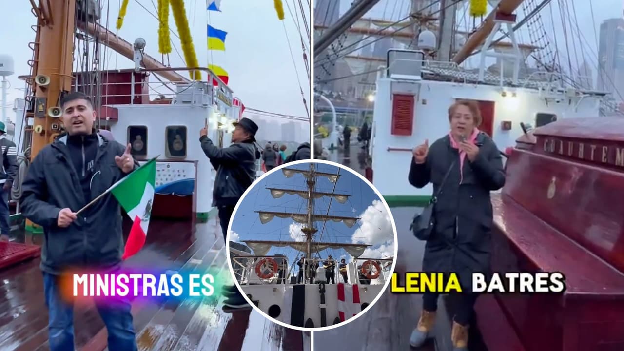 Militantes de Morena hicieron propaganda política en buque Cuauhtémoc antes del accidente mortal