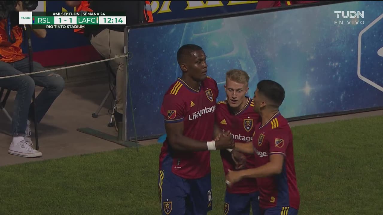 Sergio Córdova responde con golazo e iguala 1-1 para Real Salt Lake