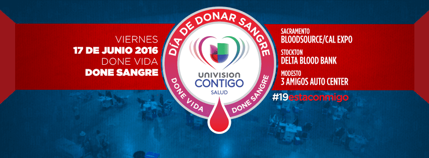 Univision 19 te invita a sumarte al  “Día de Donar Sangre” 