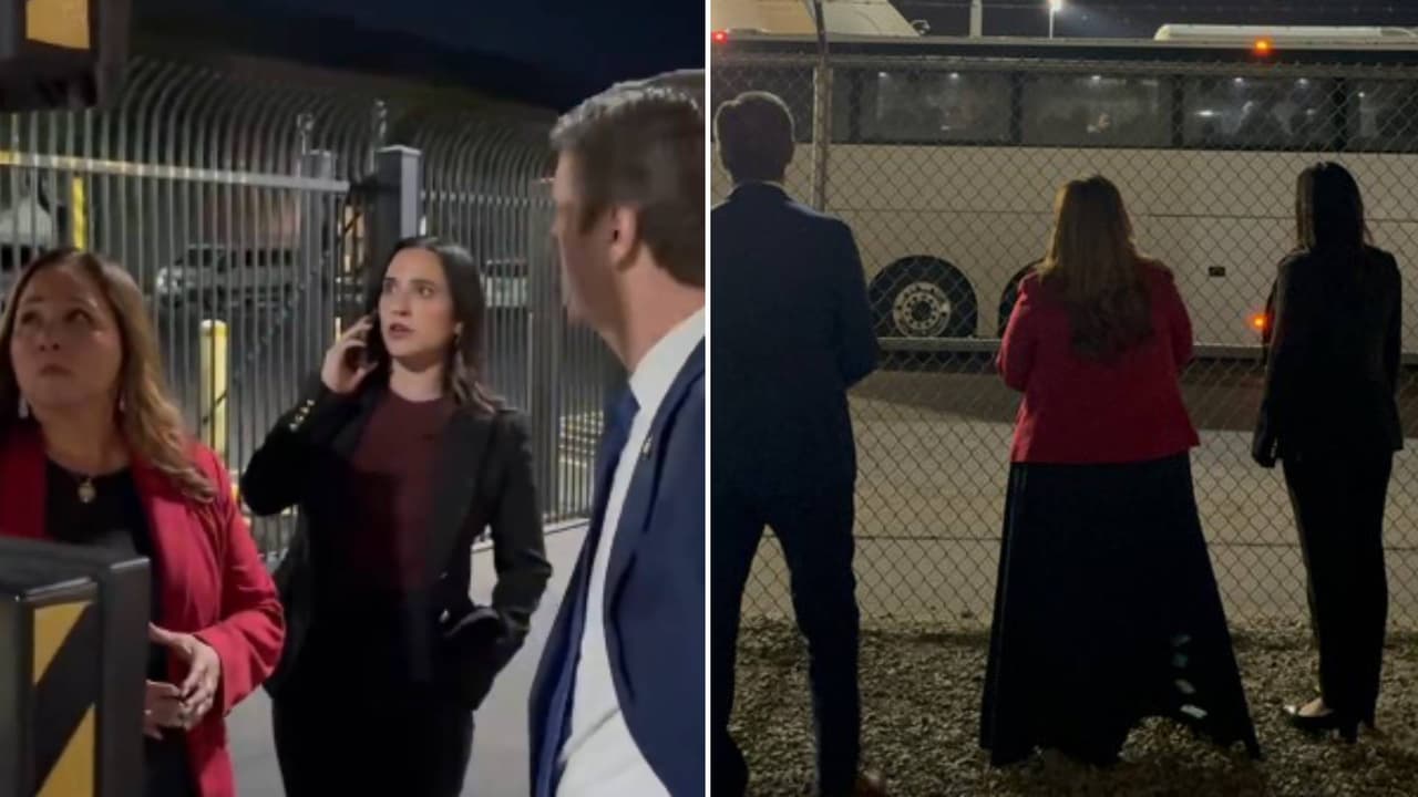 “Fue impactante”: Legisladores tras visita sorpresa al centro de detención de ICE en el aeropuerto de Mesa