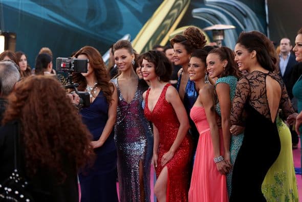 Las chicas de NBL no dejaban de sonreír a las cámaras.