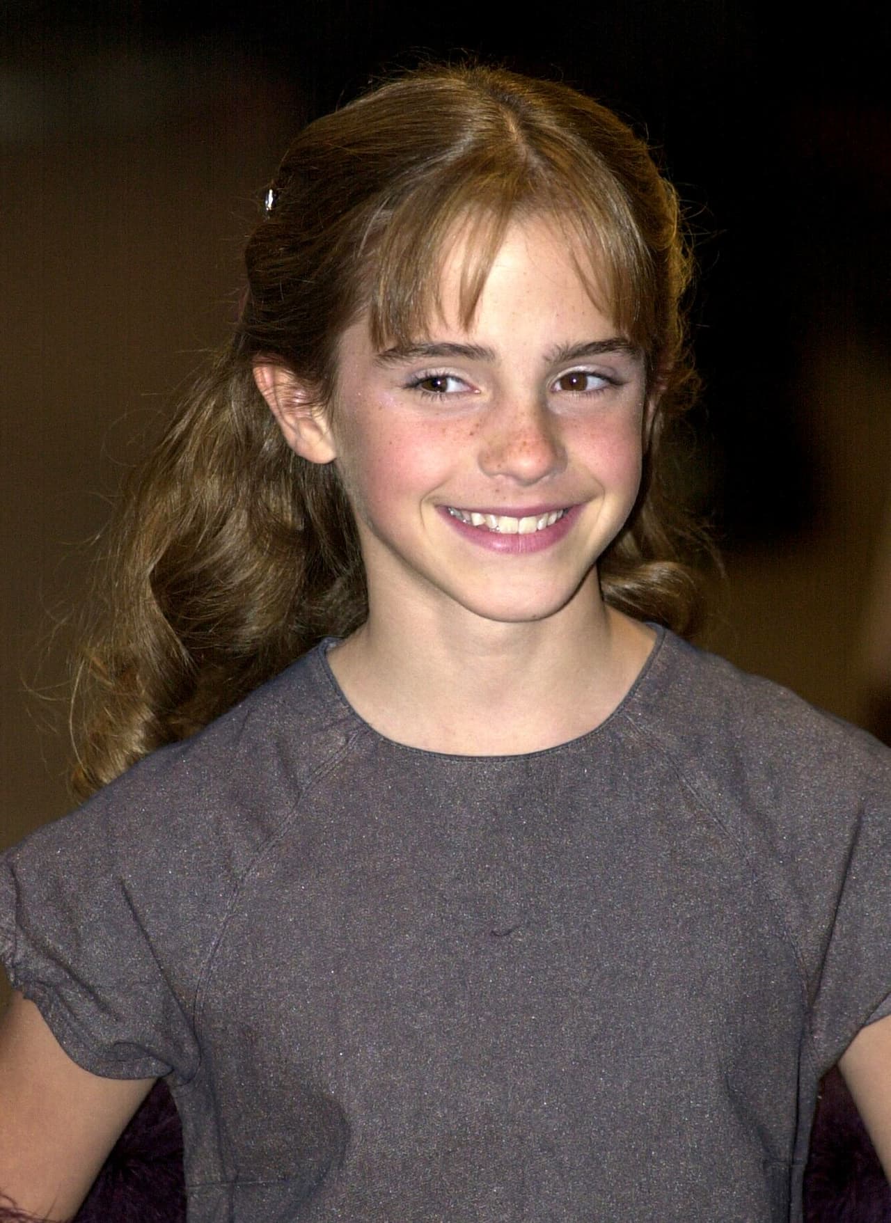Emma en el estreno de la primera cinta, en noviembre de 2001.