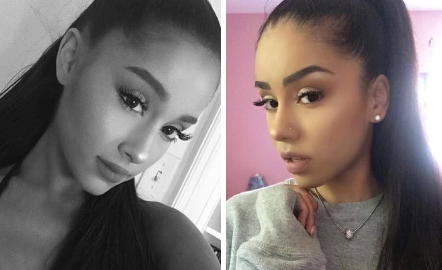 Jacky Vásquez sorprendió con su gran parecido a Ariana Grande.