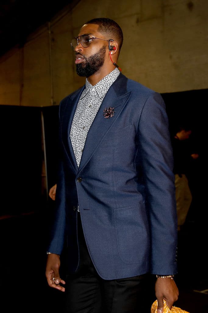 Thompson, de 30 años, había disputado previamente la paternidad del niño, que nació el 1 de diciembre.