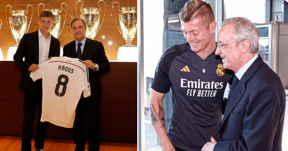 Real Madrid y Florentino Pérez despiden a Kroos como "leyenda" 