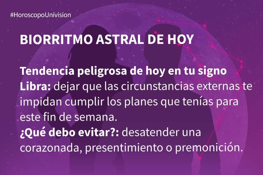 Horóscopo de Libra 17 de agosto 2018