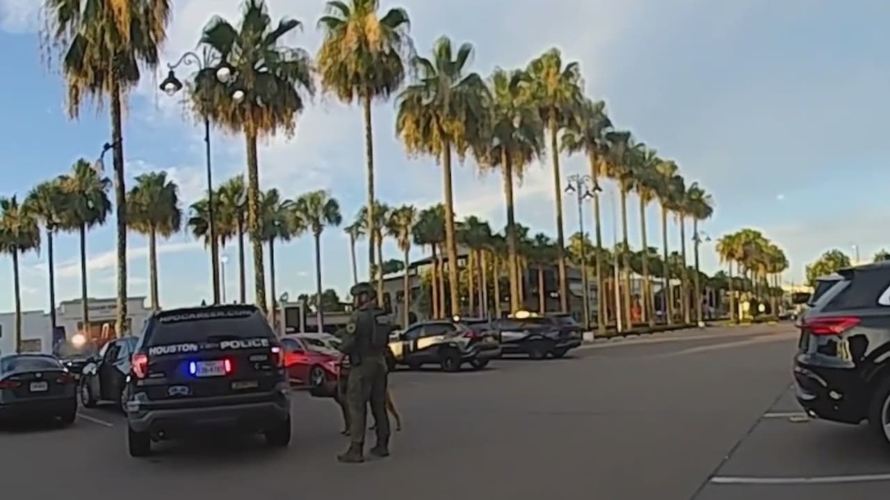 Revelan videos corporales de tiroteo relacionado a un auto robado en Houston: el sospechoso fue herido