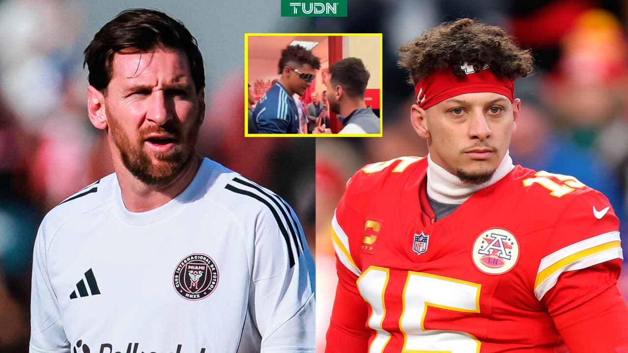 Las palabras de Mahomes sobre Messi previo al Super Bowl 