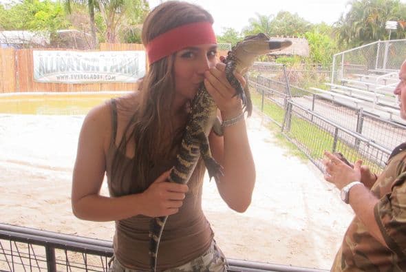 ¡Y hasta le dio un beso!